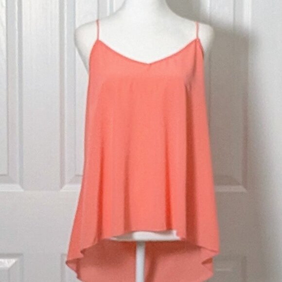JOHNNY WAS Women's Spaghetti Strap Silk Camisole Size XL Coral NWT - Picture 4 of 7